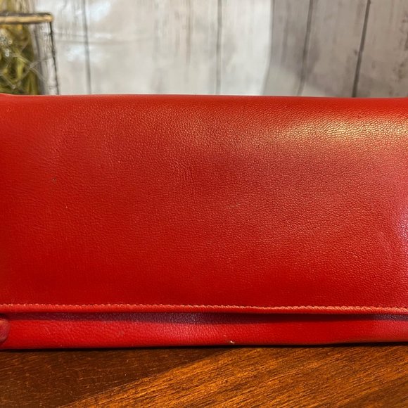 NWOT Tag- Red Leather Wallet from Egypt - Picture 2 of 6
